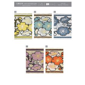 04893 90mm Floral Jacquard
