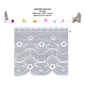05286 100% Cotton Lace, 122mm