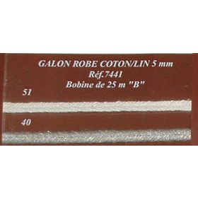 07441 Soutache Cotton/Linen 5mm