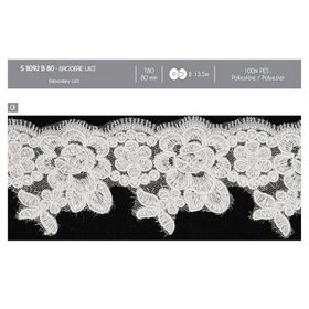 11092 Embroidered Lace, 80mm
