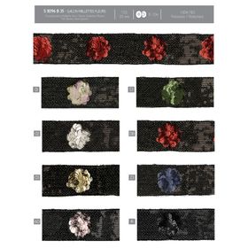 11096 Sequin, Flower Trim 35mm