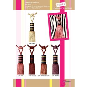 12011 Tieback w/ Striped Top