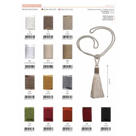 12112 Fine Curtain Tieback w/ Tassel