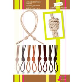 12147 Polyester & Cotton 3 Cord Tieback