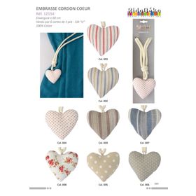 12154 Tieback with Heart, +/-60cm