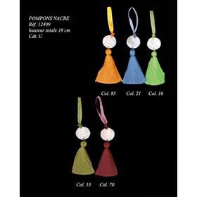 12409 Tassel with Shell, 8cm