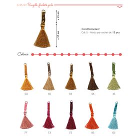 12510 Tassel with Beaded Velvet