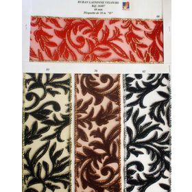 16407 Wired Ribbon with Velvet, 60mm