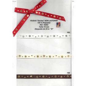 16463 Ribbon with Stars