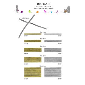 16513 Lurex Middy Braid Ribbon