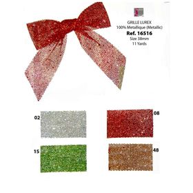 16516 Lurex Net Ribbon, 38mm