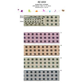 16554 Wired Ribbon, Square Pattern