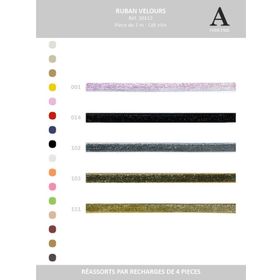 30112 Refill Spools, Lurex Velour Ribbon