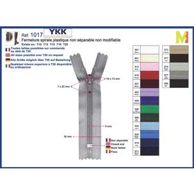 M01017 Fine Nylon Zipper