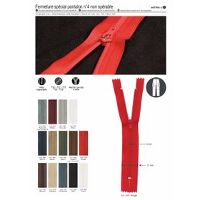 M01906 Pant Zipper (Non-Separable)