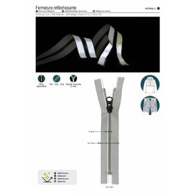 M01966 Reflective Zipper