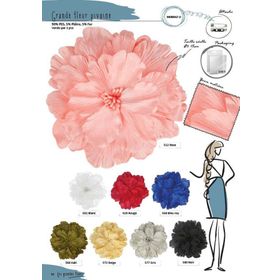 M08842 Peony Flower Brooch, 15cm