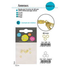 M09217 Small Rings, 10pcs/Pk
