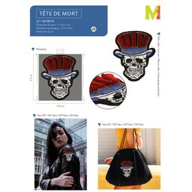 M11761 XL Skull Applique