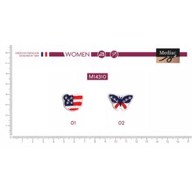 M14310 U.S. Flags Applique
