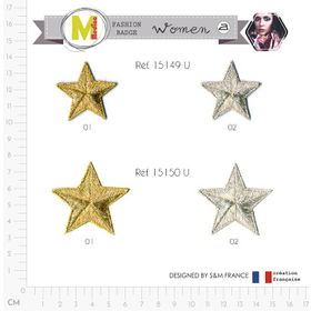 M15150 Large Metallic Star