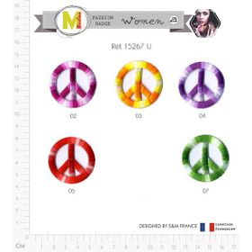 M15267 Multicolor Peace Sign