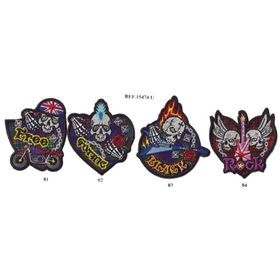 M15474 Rock Theme with Skulls
