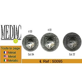 M50095 Metal Shield Button