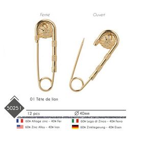 M50251 Gold Colored Safety Pin