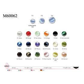 M60062 Pearlescent Buttons