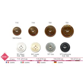 M60581 4-Hole Button
