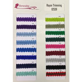 T-2539 Rayon Guimp Braid, 5/8