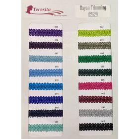 T-2529 Rayon Guimp Braid, 9/16