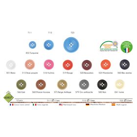 M60807 4-Hole Button, Eco-Friendly