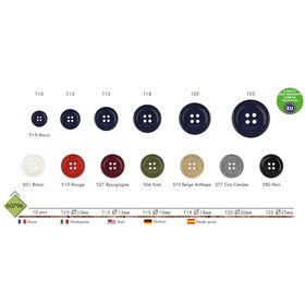 M60796 4-Hole Shell Button