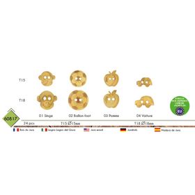 M60817 2-Hole Wooden Theme Buttons