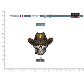 M16608 Sheriff Skull
