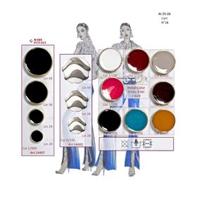 B14407 Metal & Enamel Shank