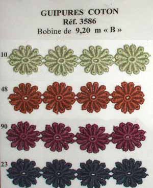 03586 Cotton Guipure "Flowers"