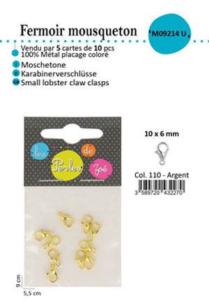 M09214 Small Claps, 10pcs/Pk