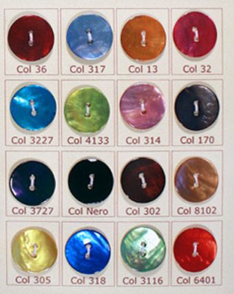 B0P125 Shell Button, Flower
