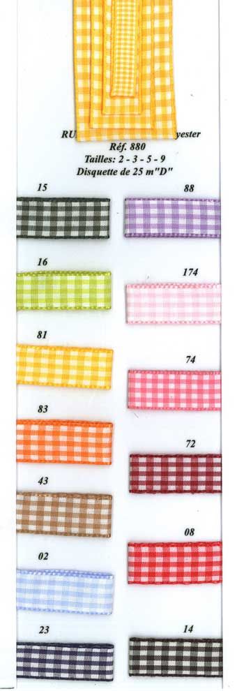 00880 Gingham Ribbon
