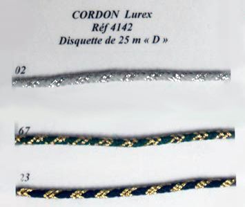 04142 Cording with Lurex