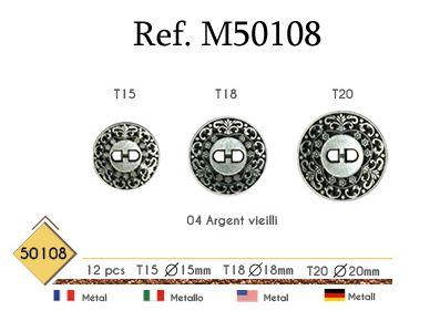 M50108 Button - Metal