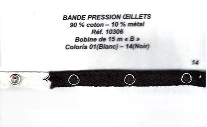 10306 Cotton Band of Snaps