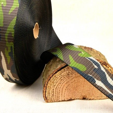 01117 Camouflage Webbing, 40mm