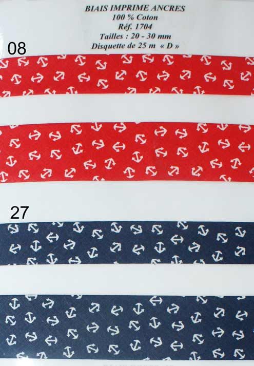 01704 Cotton Bias, Anchor 20mm & 30mm