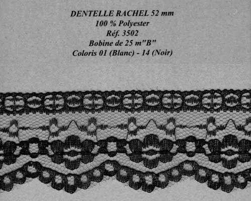 03502 Raschel Lace (52mm)