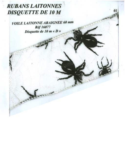 16077 Wired Spider Ribbon
