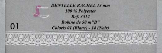 03512 Raschel Lace (13mm)